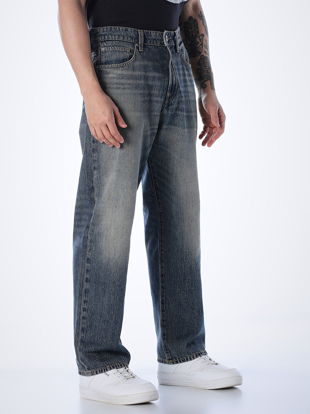 5 Pocket High Rise Dario Loose Fit Jeans