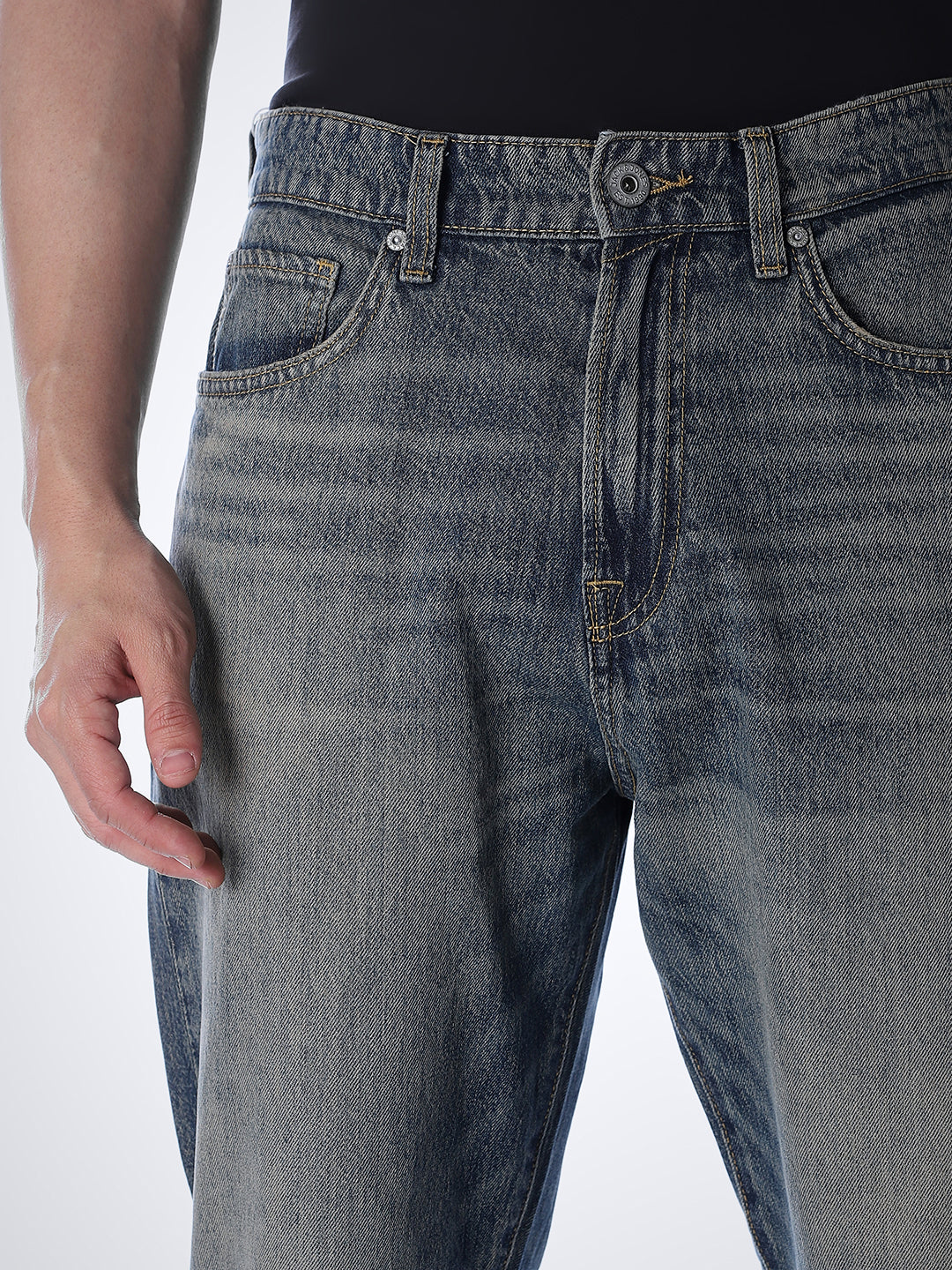 5 Pocket High Rise Dario Loose Fit Jeans