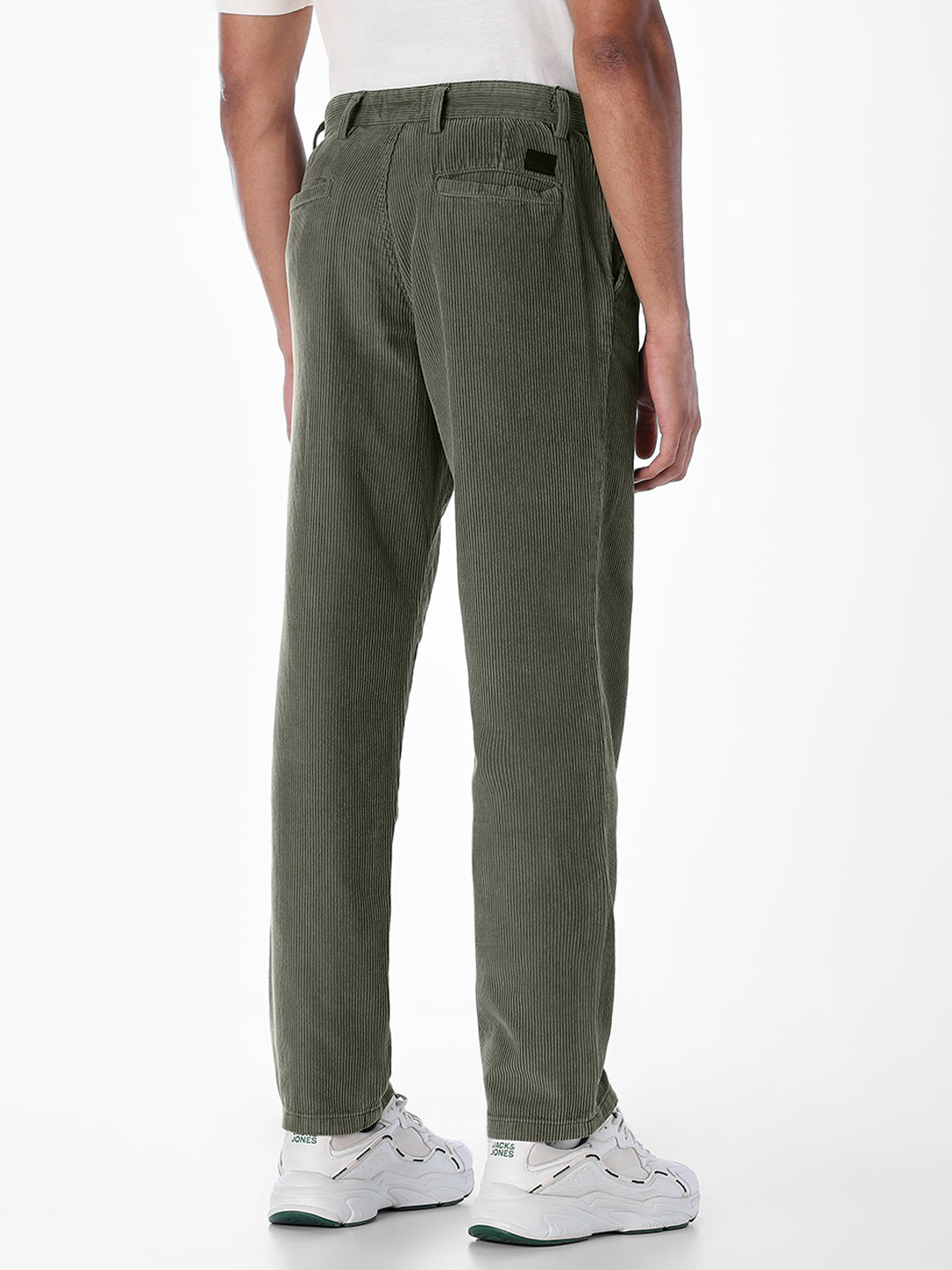 Green Cotton Corduroy Pants