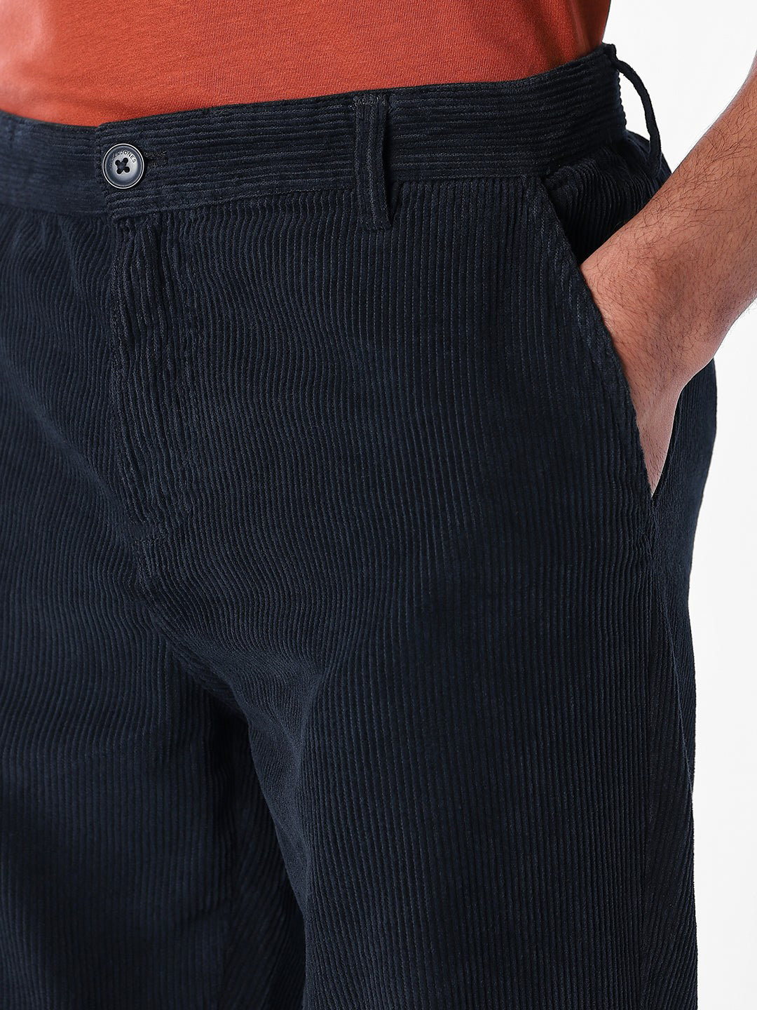 4 Pocket Cotton Corduroy Pants