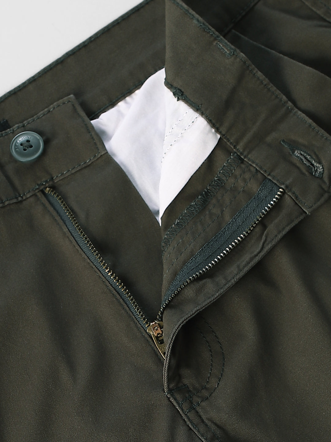 Olive Regular Fit Pants