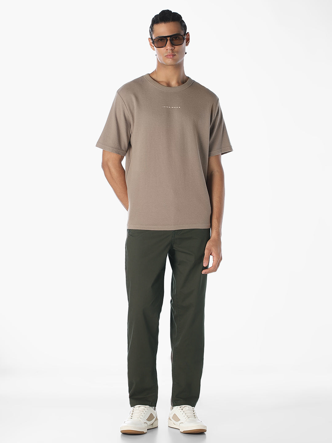 Olive Regular Fit Pants