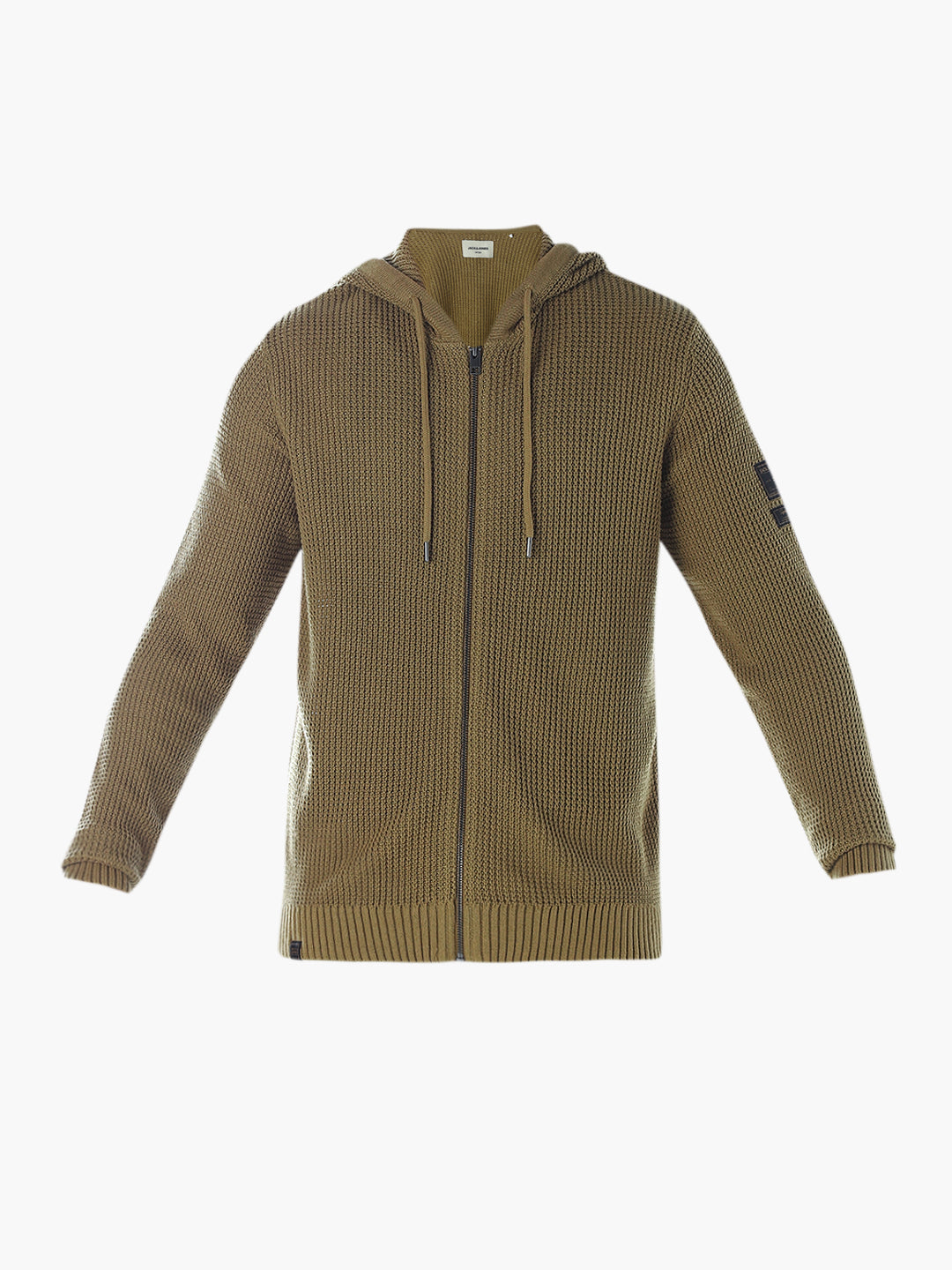 Hooded Front Open Oversized Pullover