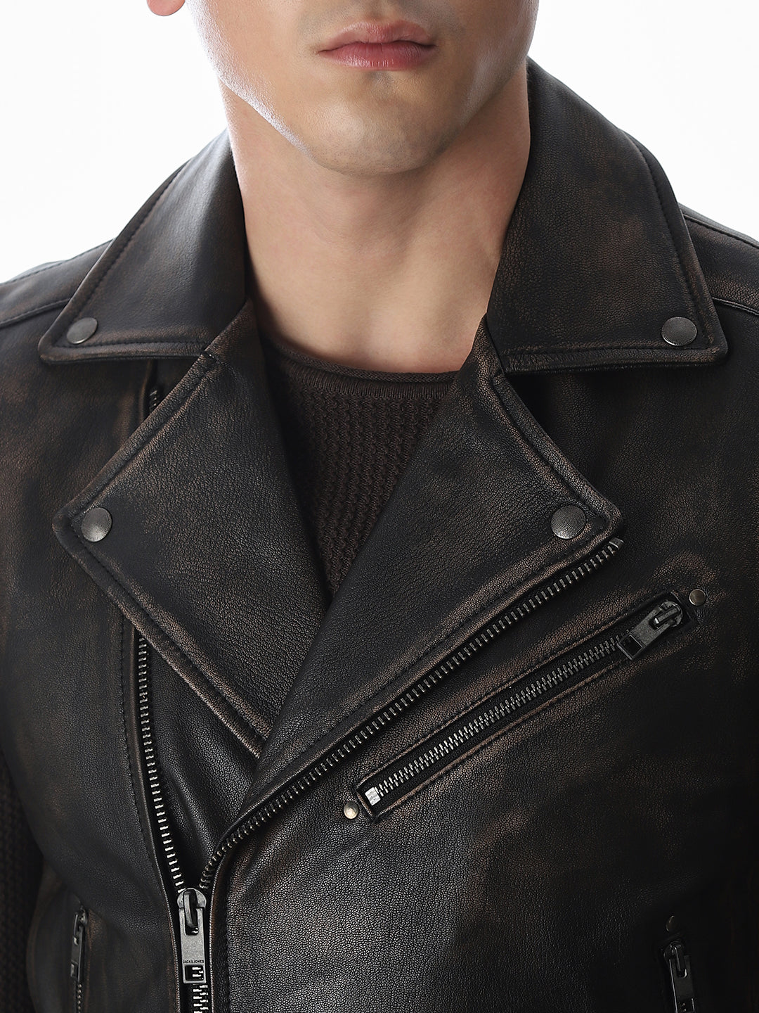 Sleeveless Derby Premium Leather Jacket