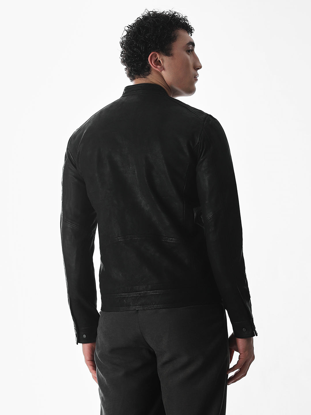 Classic Black Leather Jacket