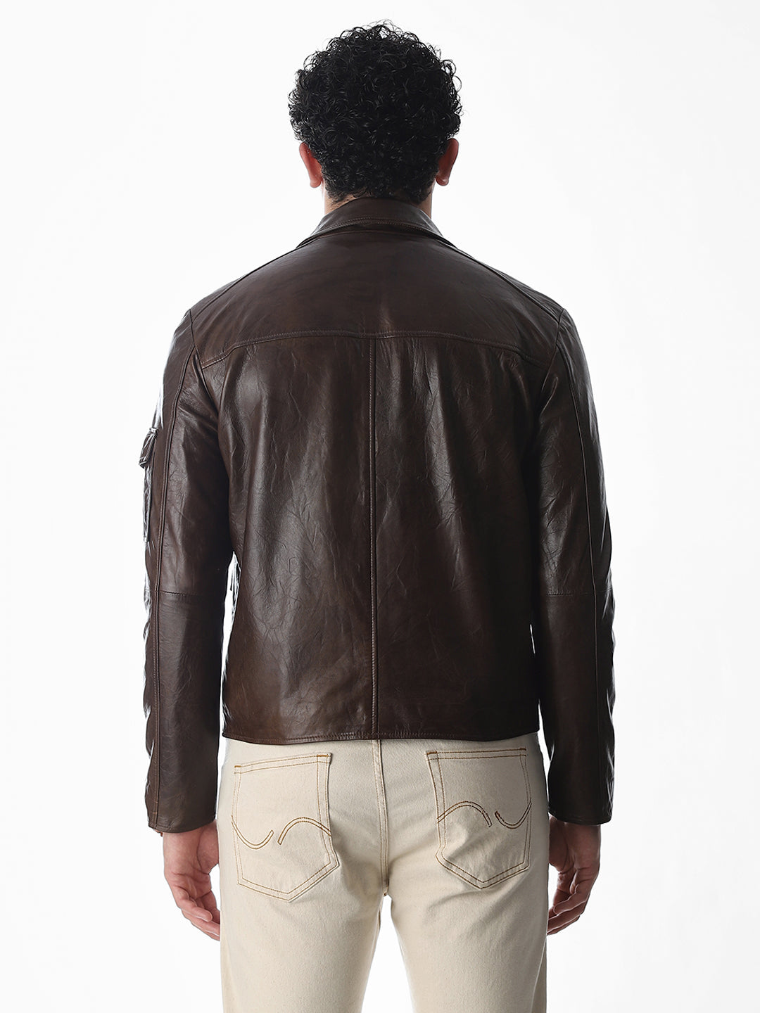 Dark Brown Douglas Leather Jacket