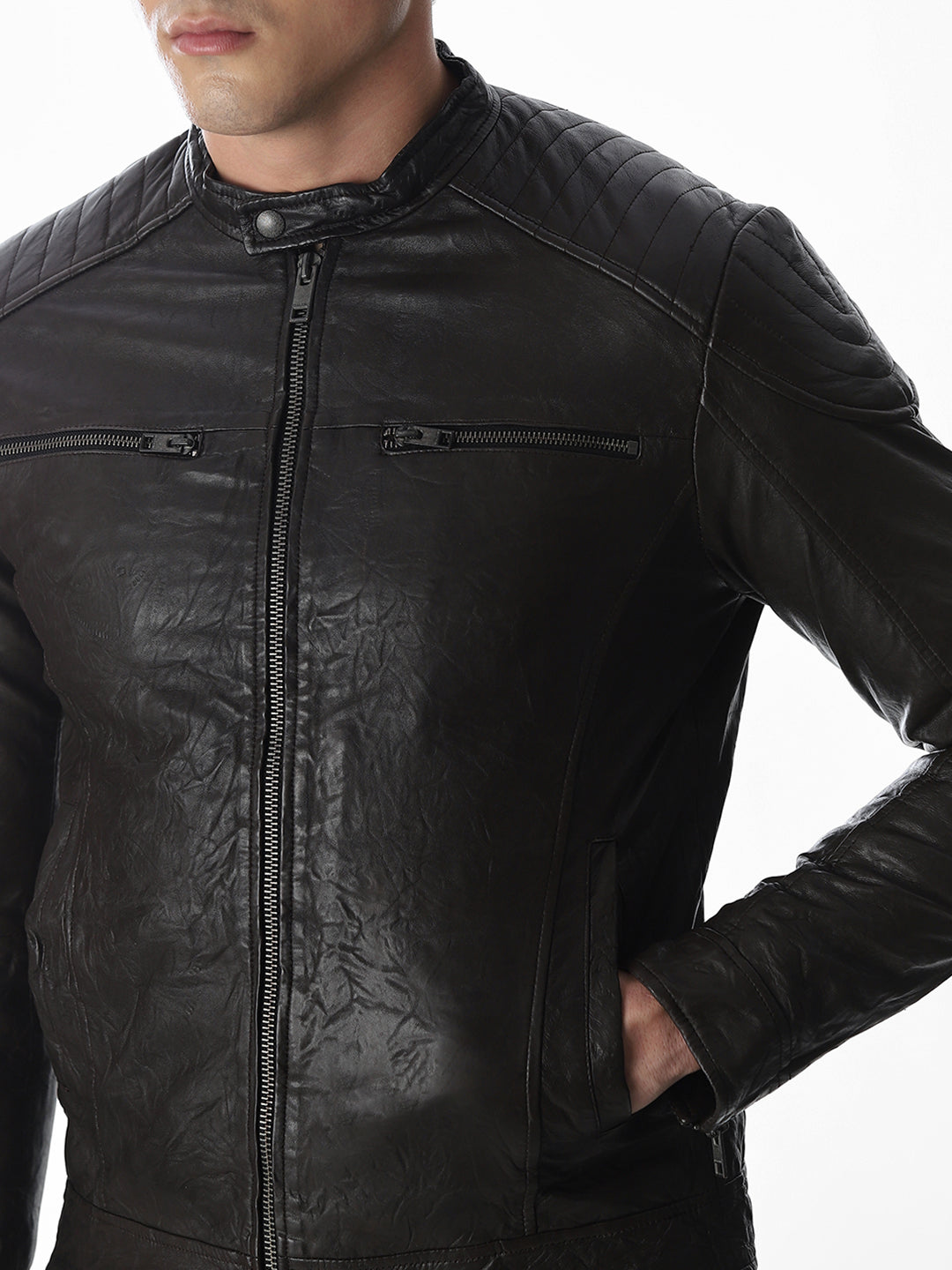 Dark Brown Premium Leather Jacket