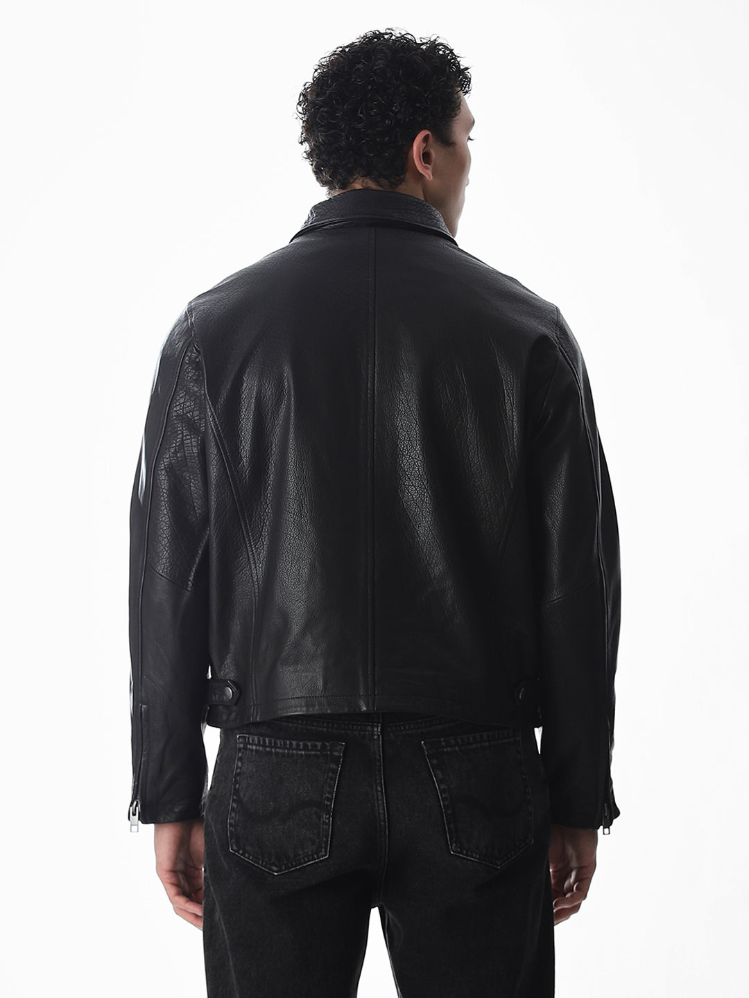 Ball Maxim”羊革“leather ”黒“bomber jacket Buy Black Leather Bomber Jacket Online | Gigavibe