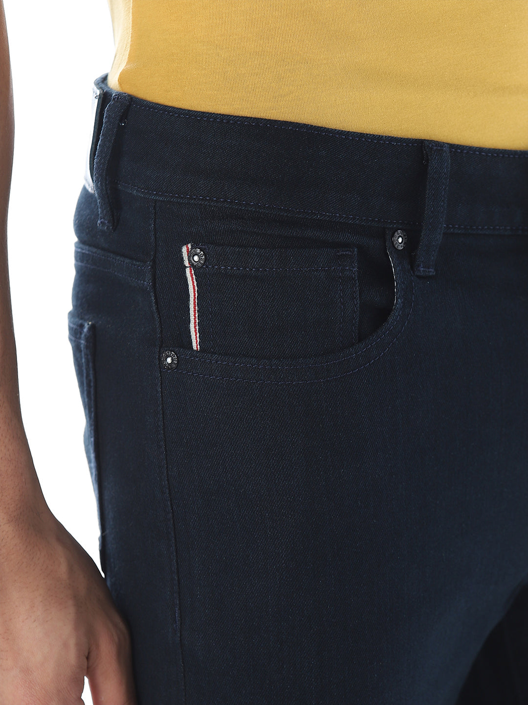 Dark Blue Selvedge Slim Fit Jeans