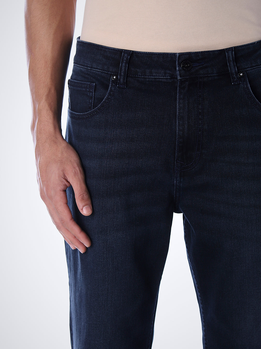 Dark Blue Cliff Bootcut Jeans