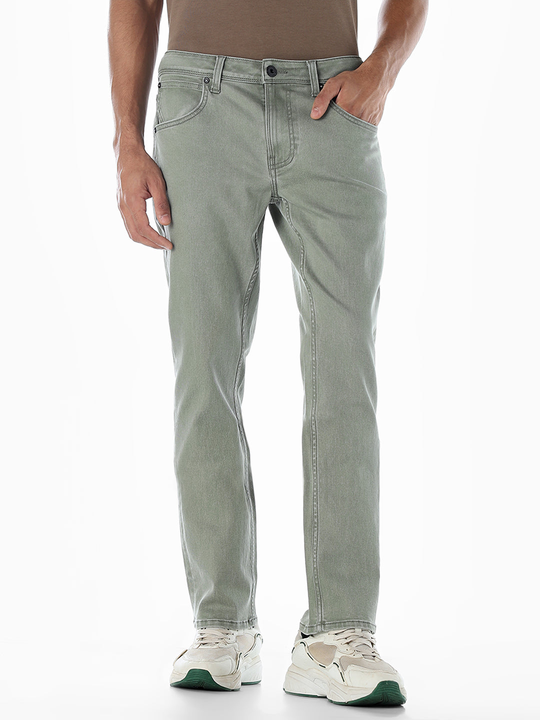 Clark Regular Fit Jeans - Green - 28/30