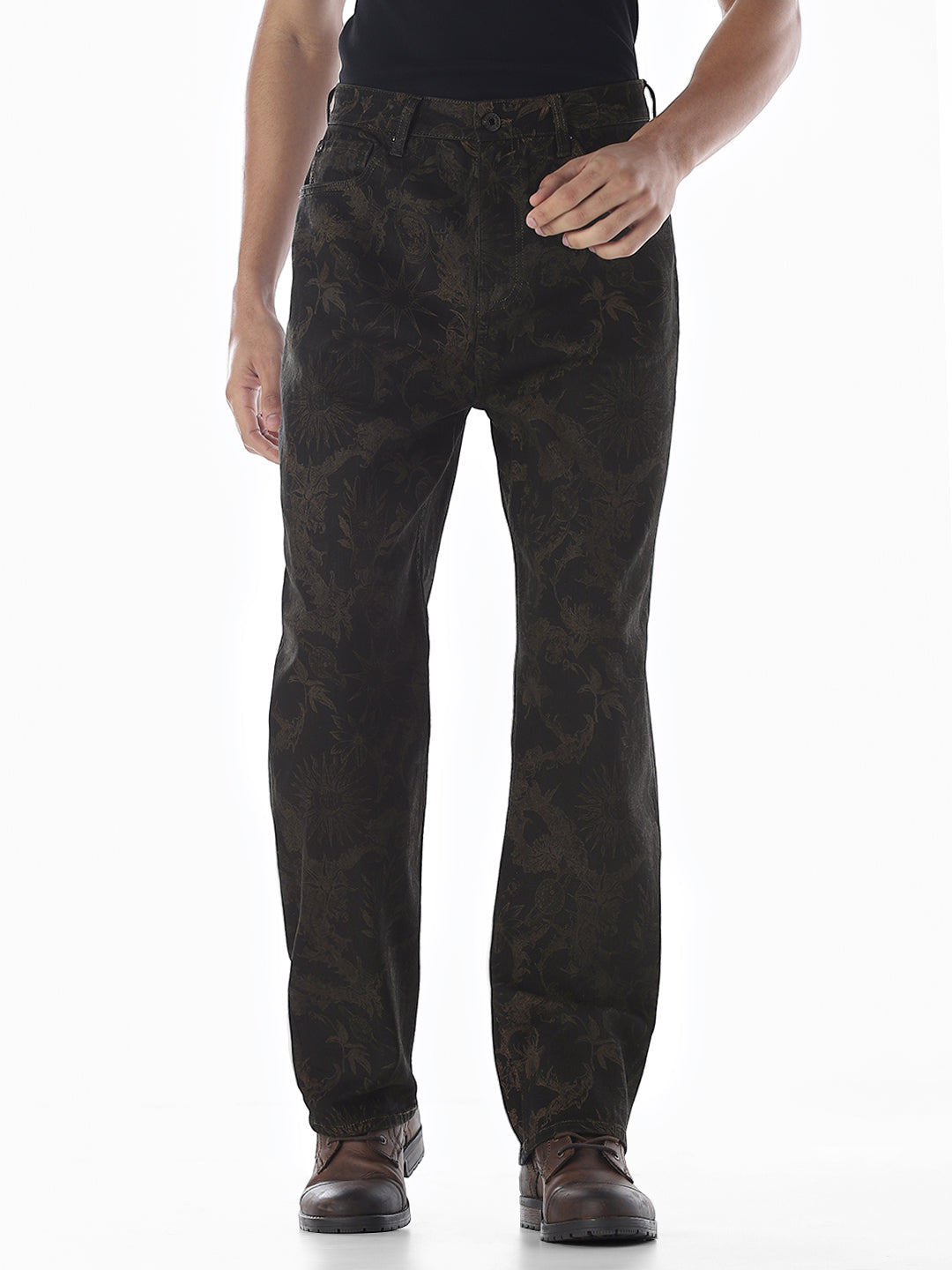 Printed Dario Loose Fit Jeans - 28/30