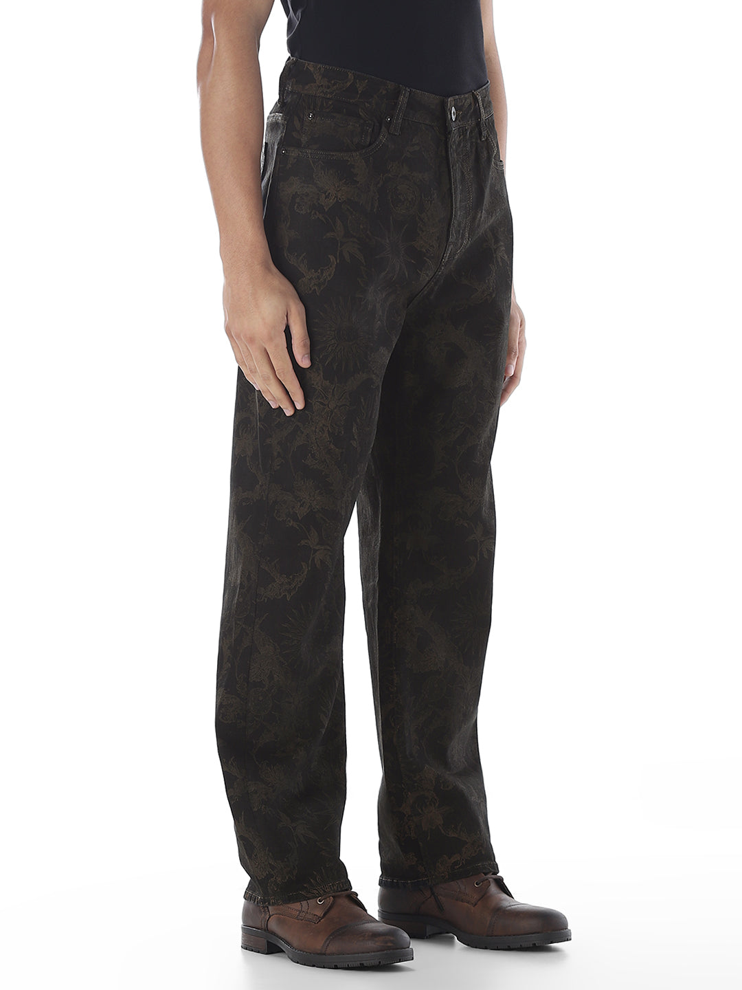 Printed Dario Loose Fit Jeans
