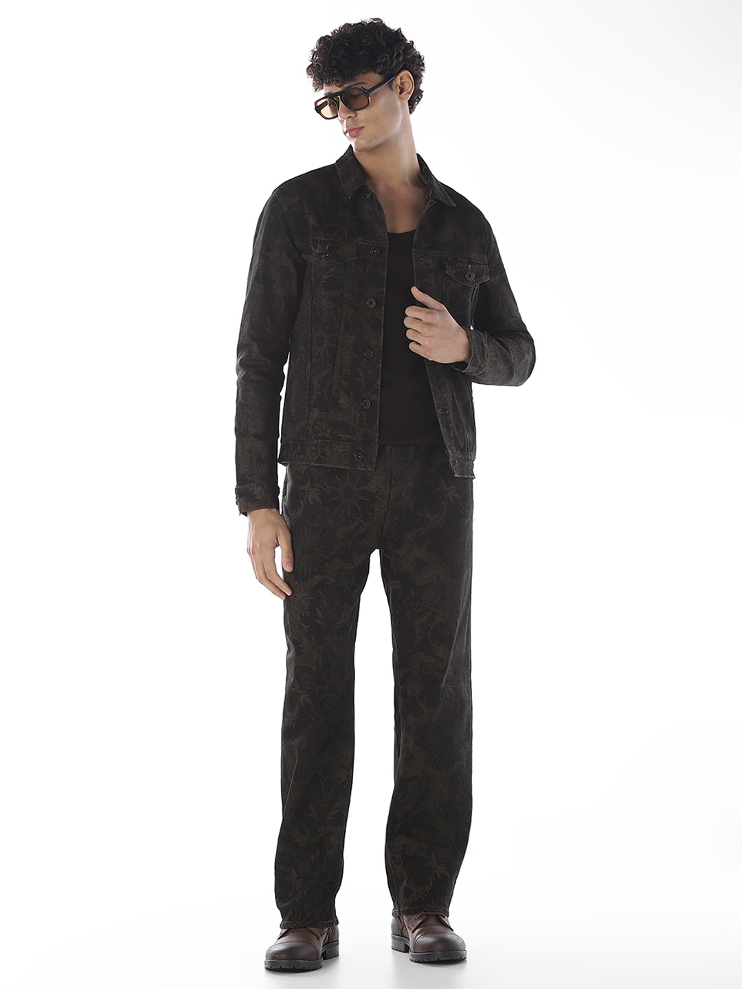 Printed Dario Loose Fit Jeans