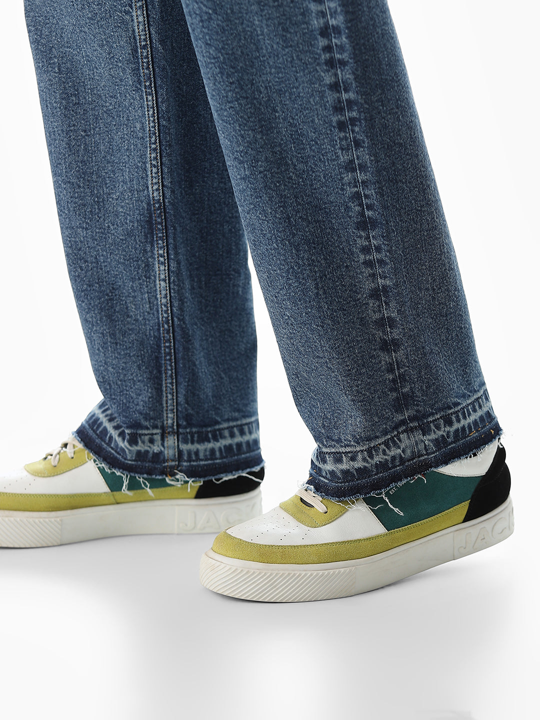 Dark Blue High Rise Dario Loose Fit Jeans