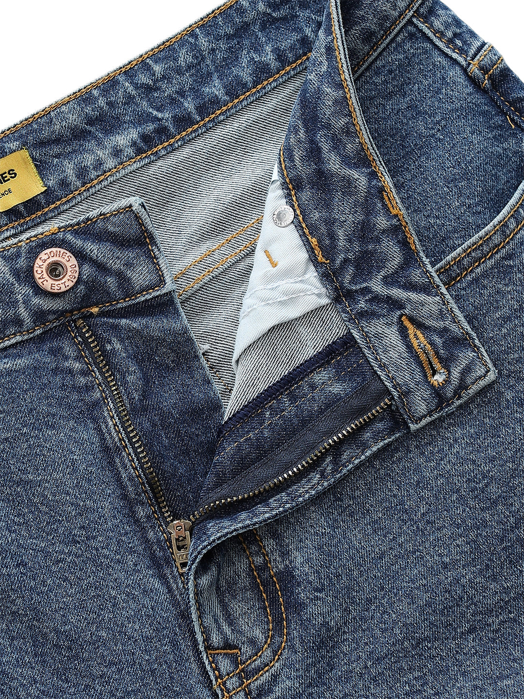Dark Blue High Rise Dario Loose Fit Jeans