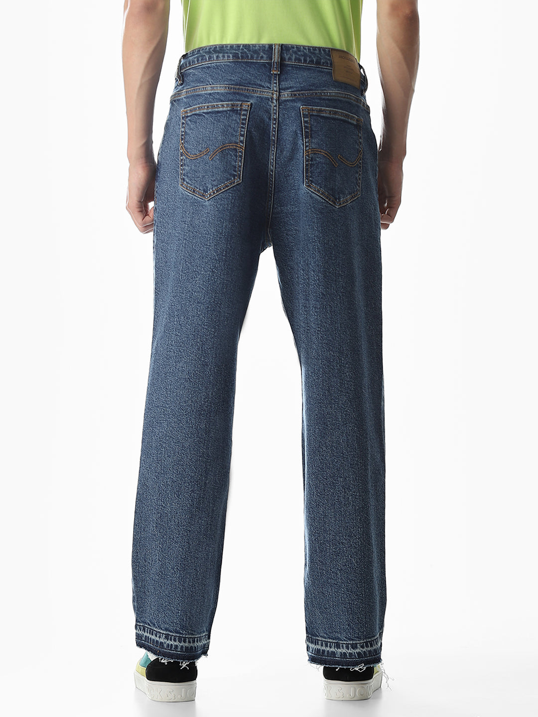 Dark Blue High Rise Dario Loose Fit Jeans