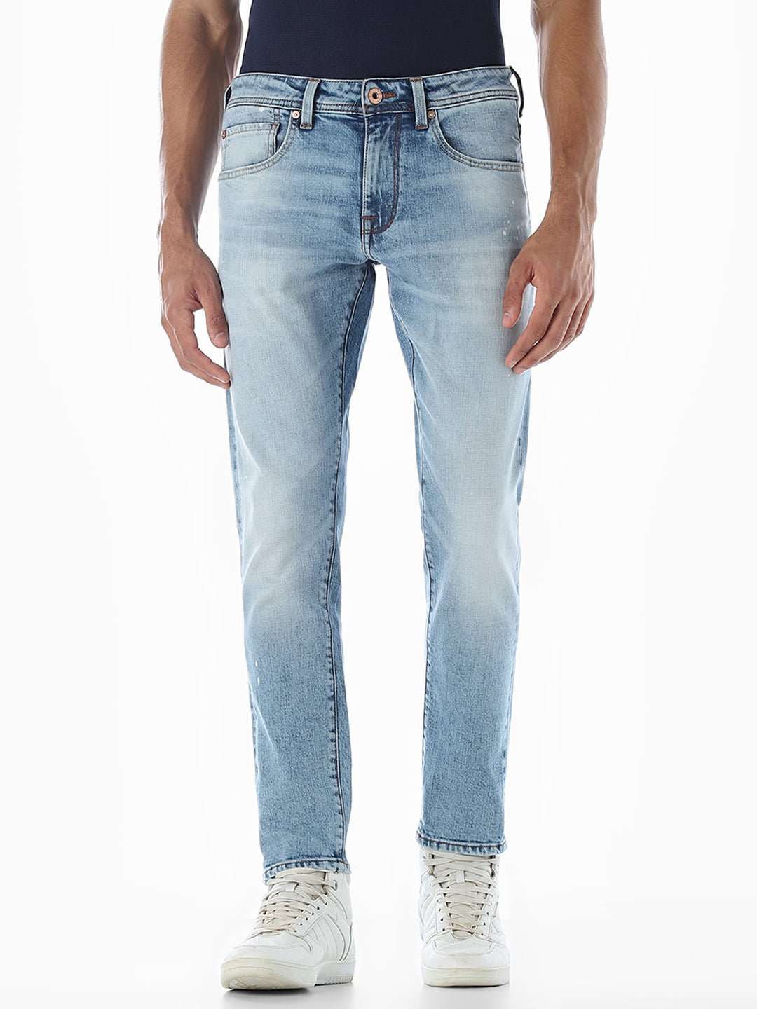 Brak Slim Fit Selvedge Jeans - Light Blue - 28/27