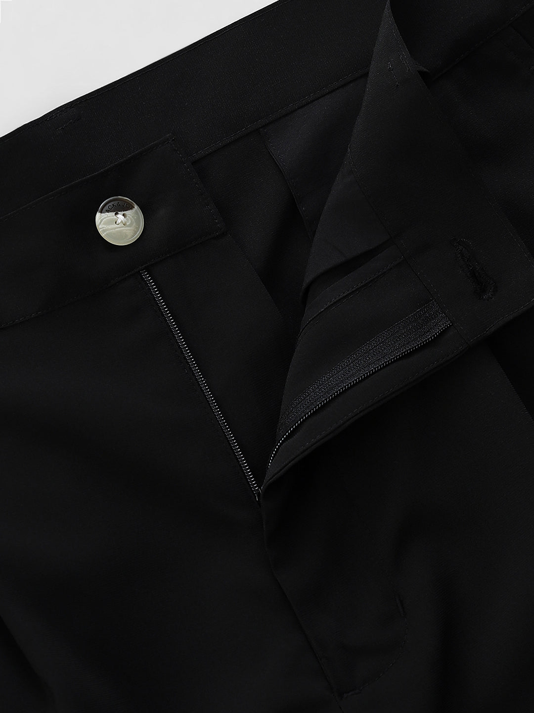 High Rise Loose Fit Pants - Black