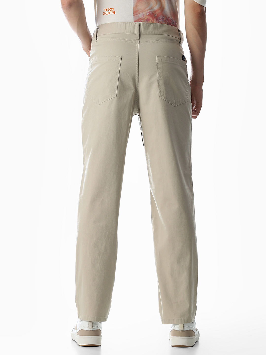 Beige 5 Pocket Chinos