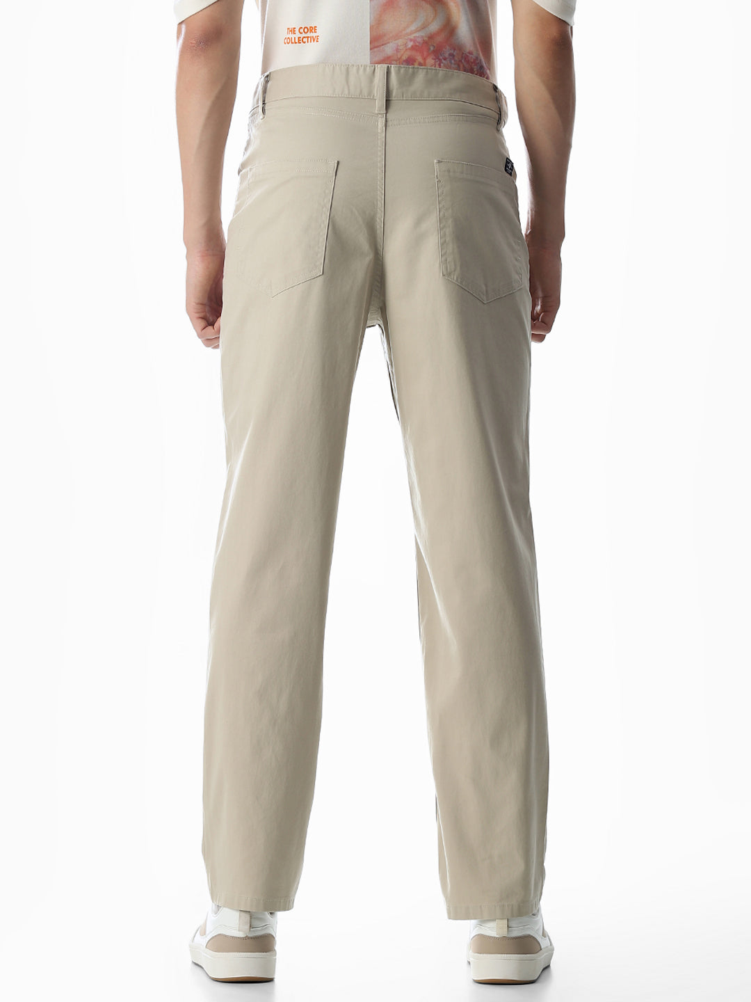 Beige 5 Pocket Chinos