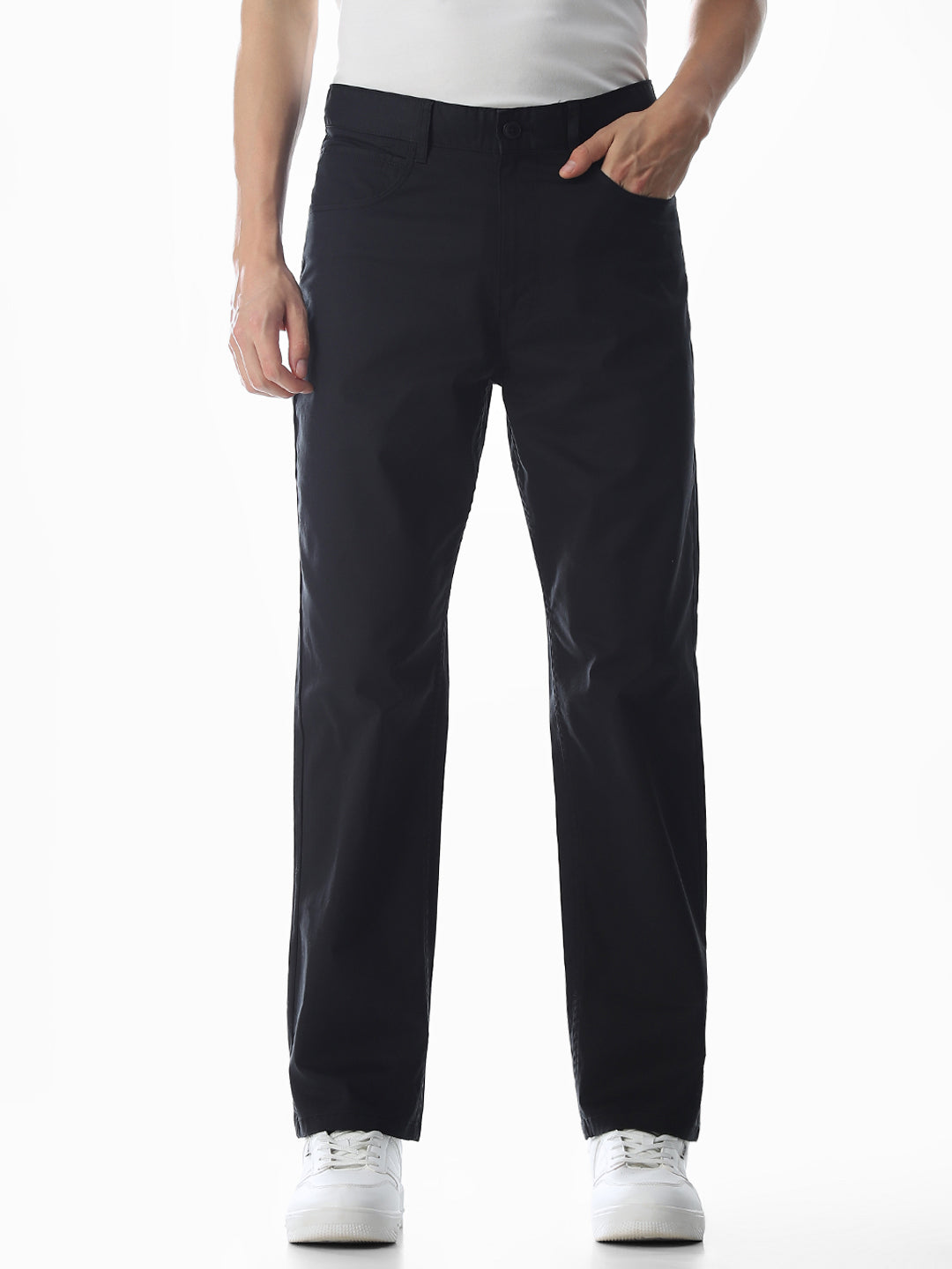 Black 5 Pocket Chinos - 28/30