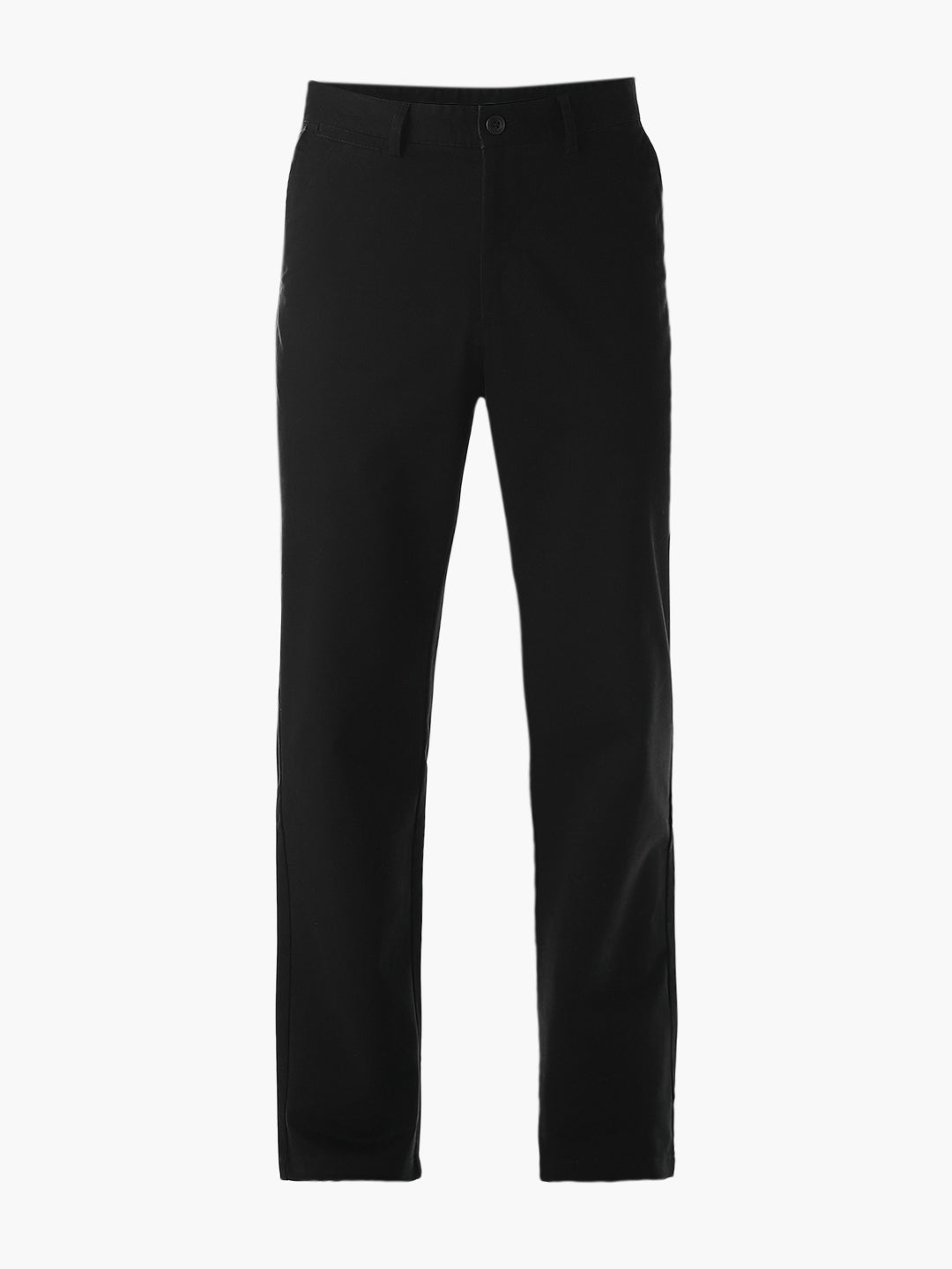 Black Mid Rise Casual Pants