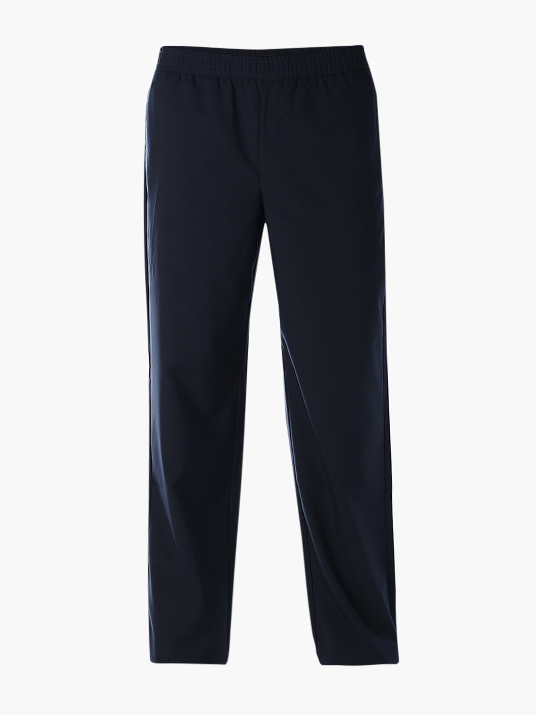 Navy Elastic Waist Jogger Pants