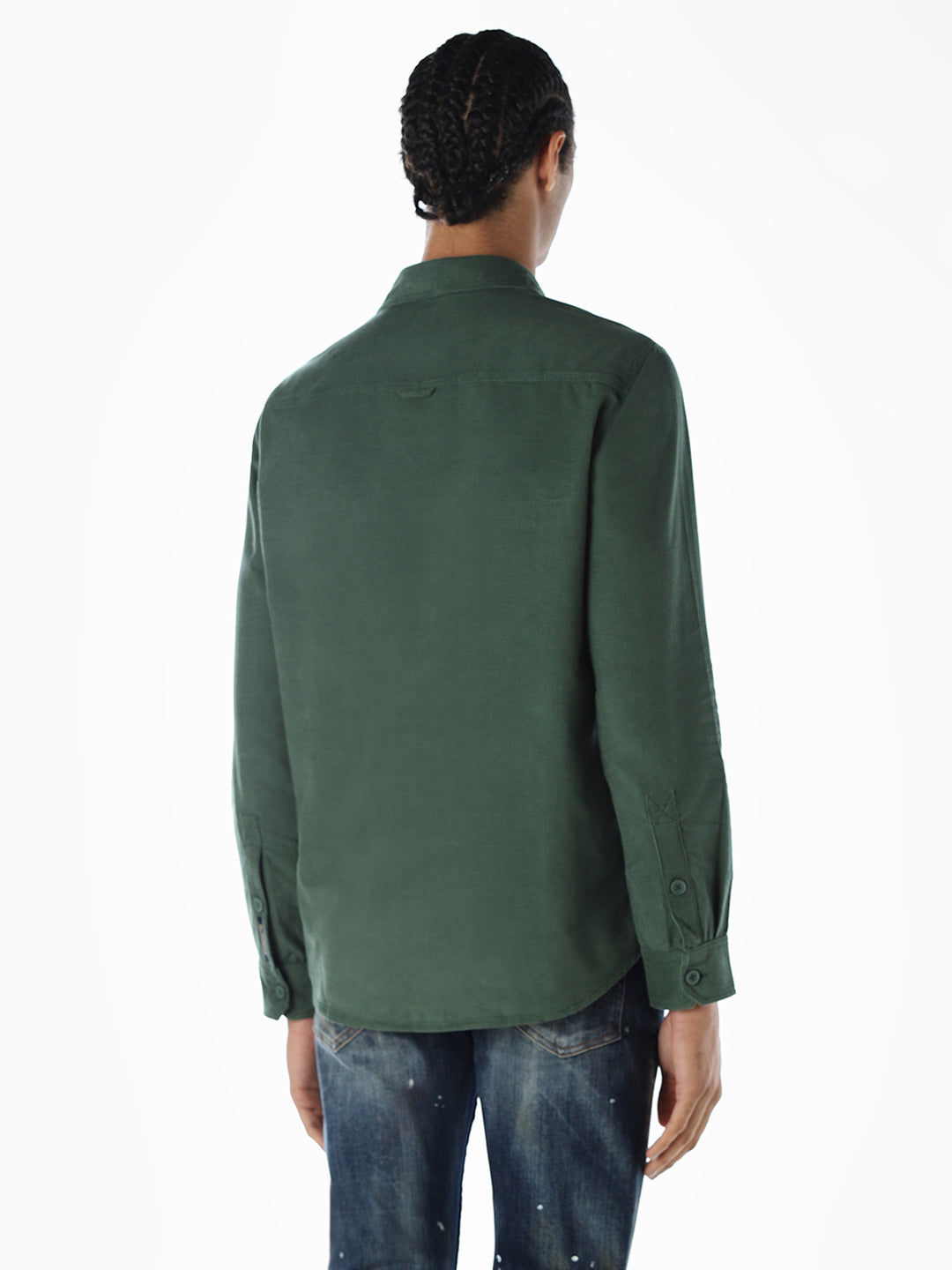 Cotton Regular Fit Shirt - Green