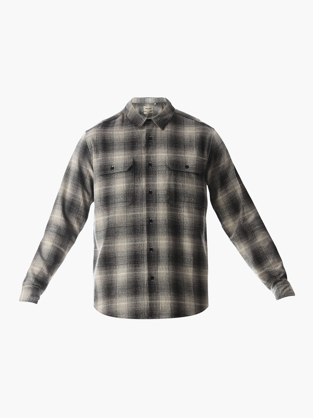Black Check Cotton Shirt