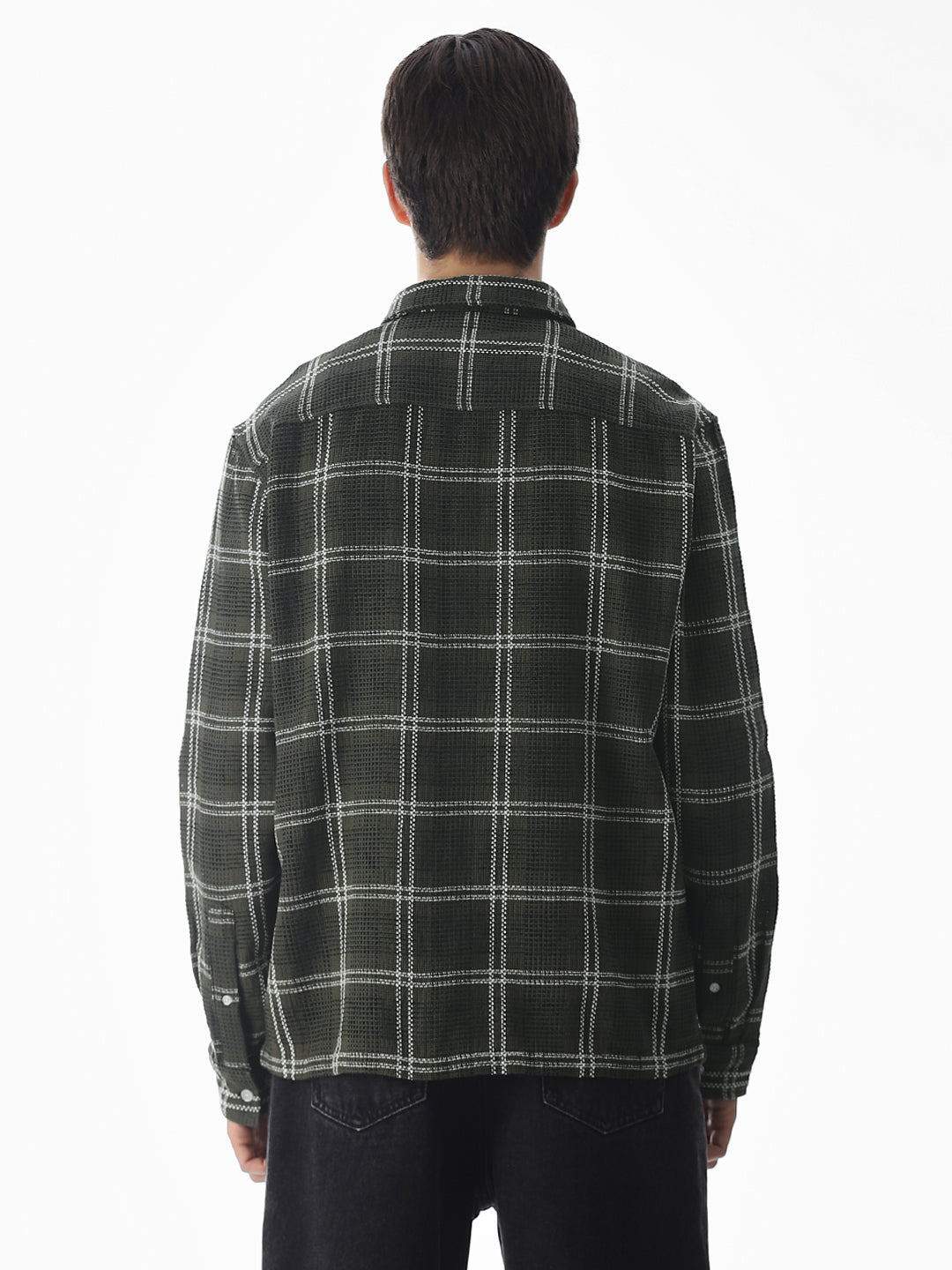 echeveria 限定Back Gather Check Shirt OVY echeveria Back Gather Check Shirt 1 OVY echeveria 限定Back Gather