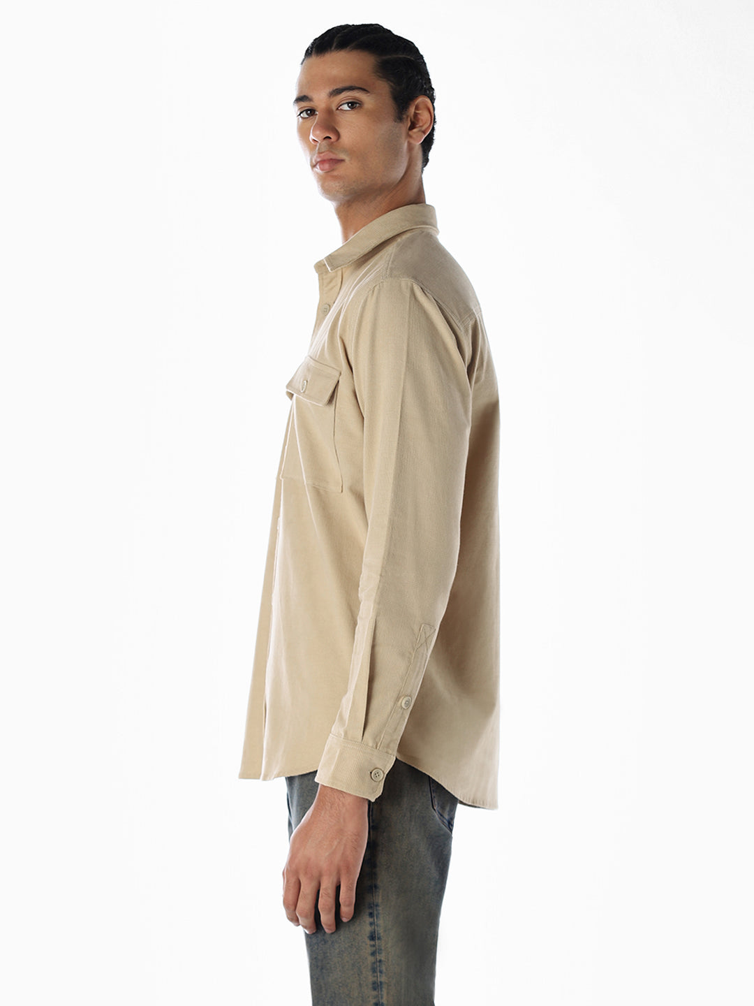 Corduroy Full Sleeves Cotton Shirt