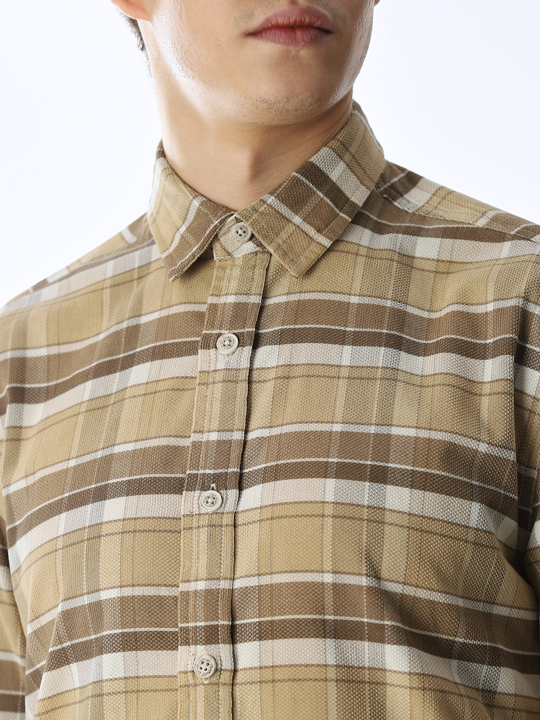 Check Slim Fit Cotton Shirt