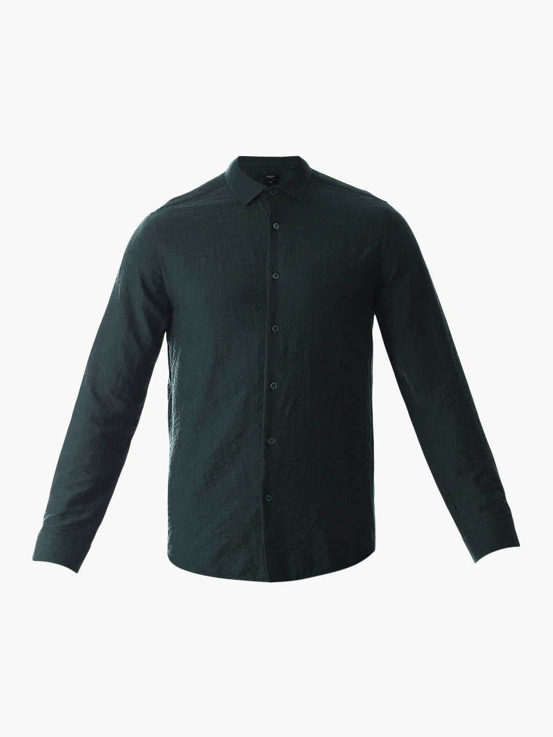 Slim Fit Dobby Shirt - Green