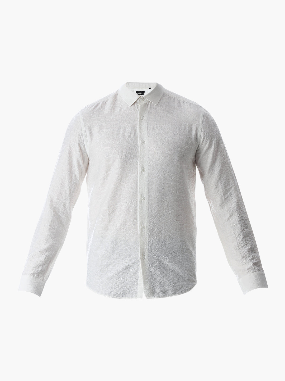 Slim Fit Dobby Shirt - White