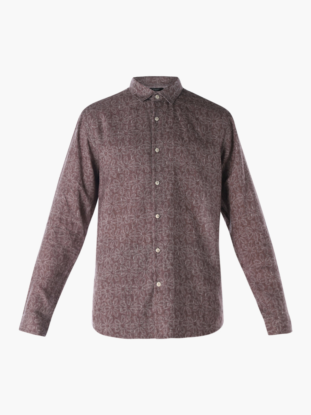 Floral Slim Fit Cotton Shirt