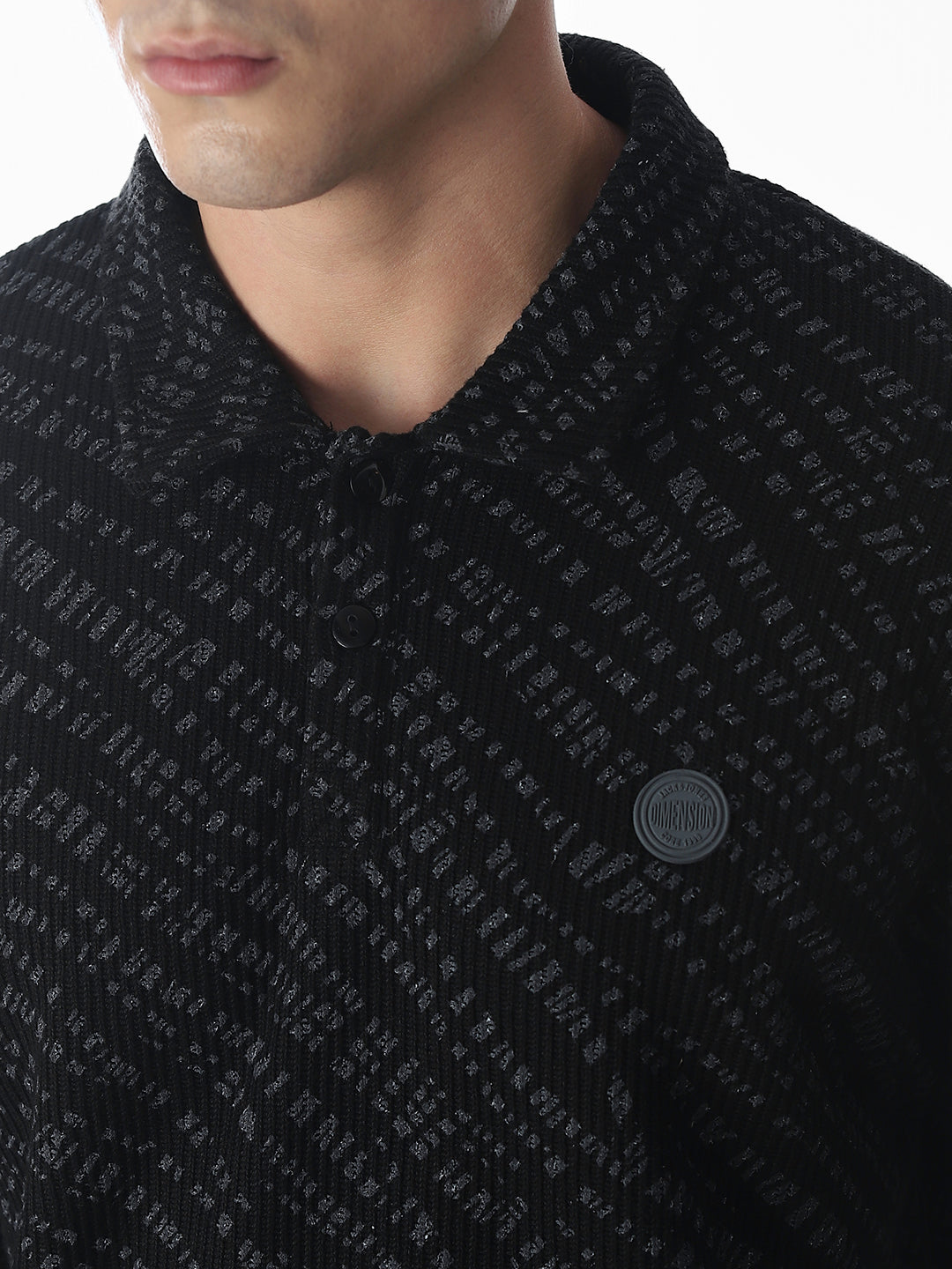 Printed Oversized Cotton Polo