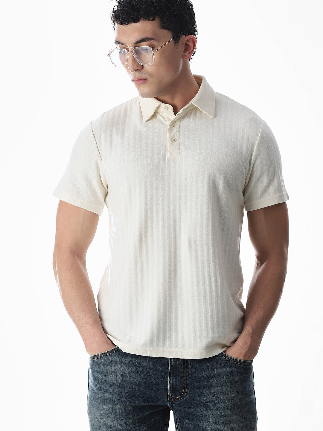 Regular Fit Cotton Polo - S