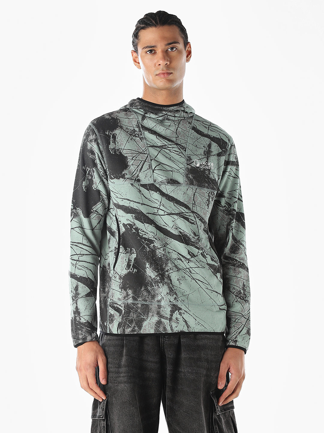 Printed Hooded Sweatshirt