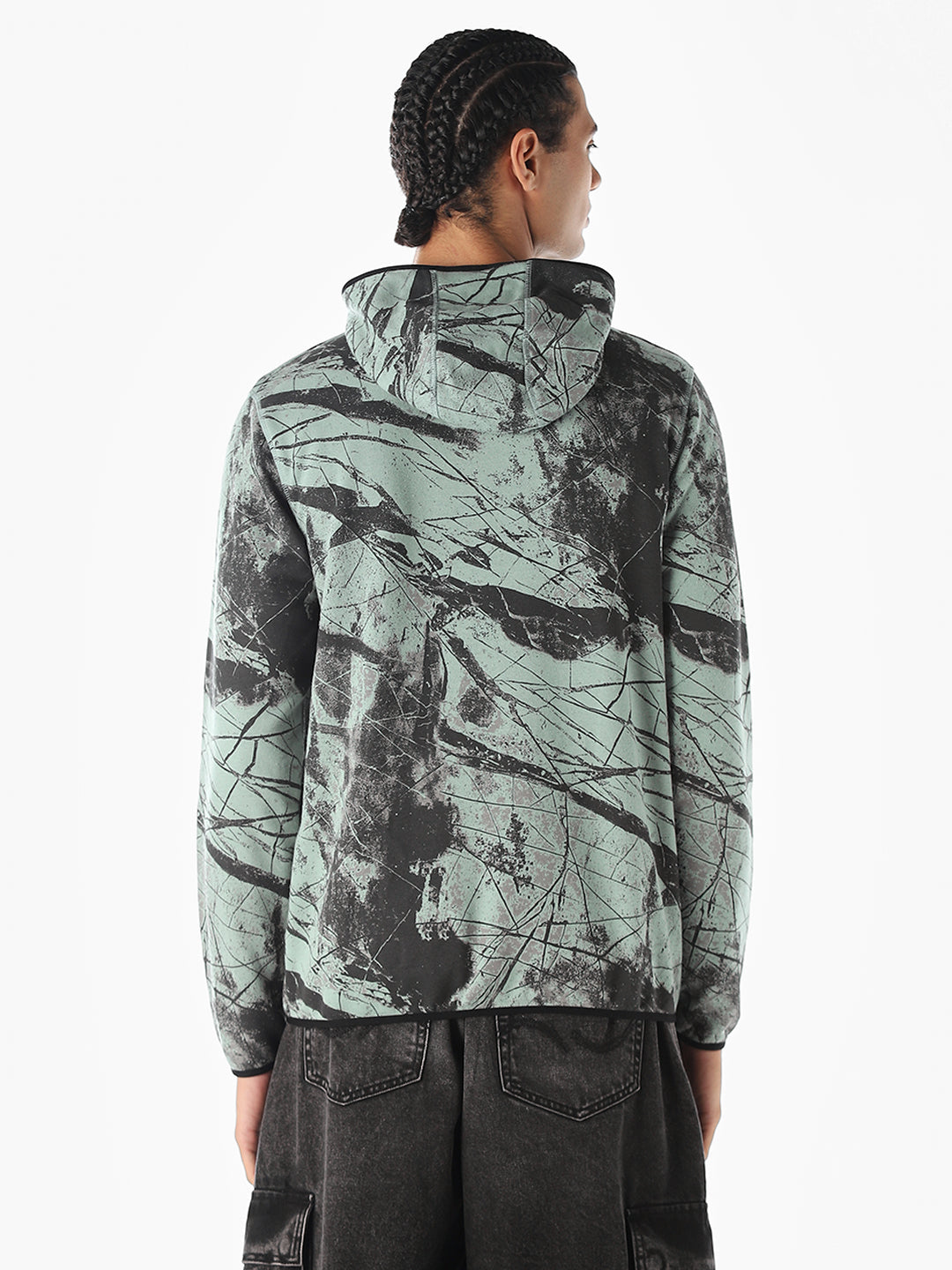 Printed Hooded Sweatshirt