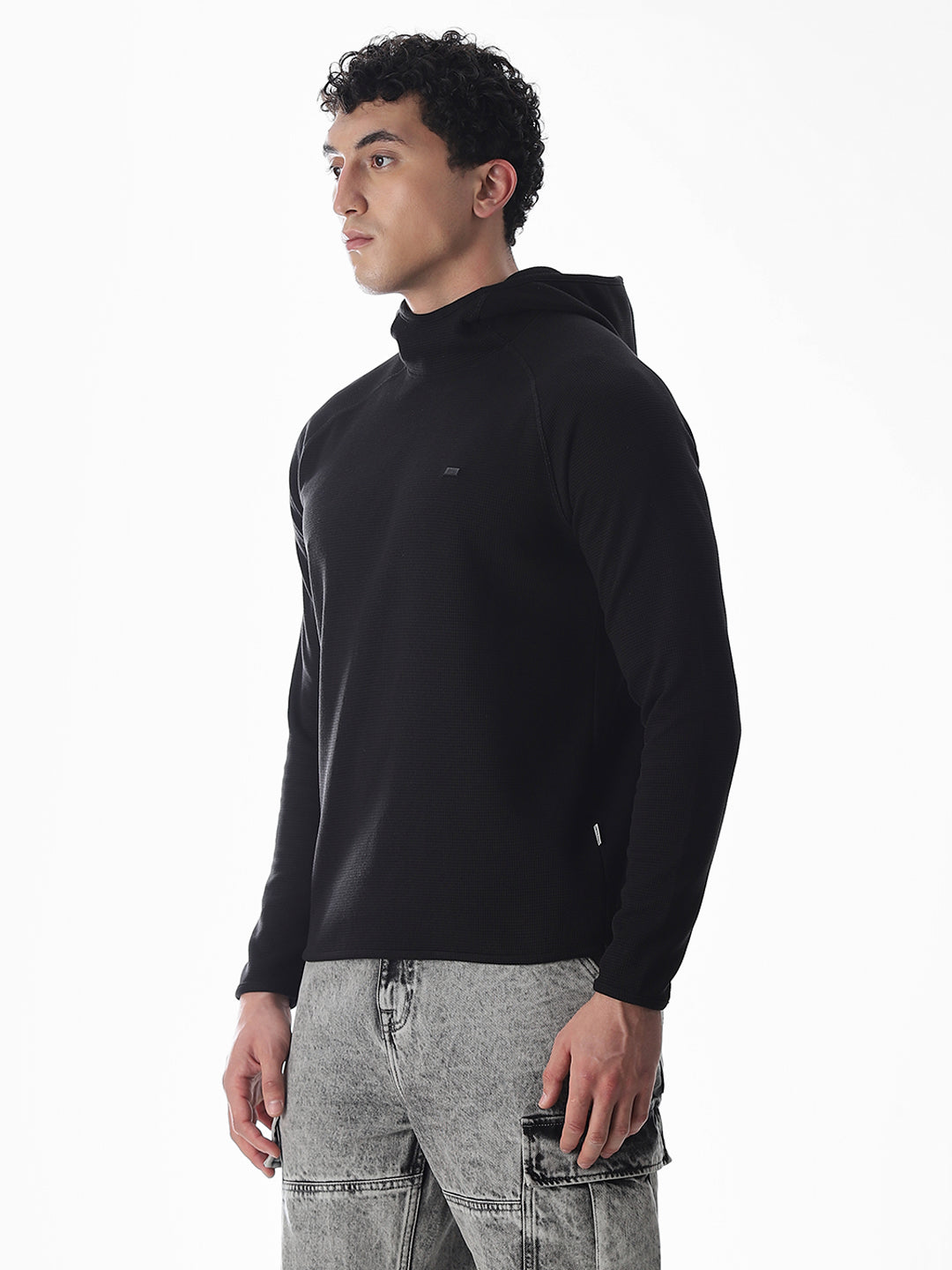 Black Hooded Sweatshirt