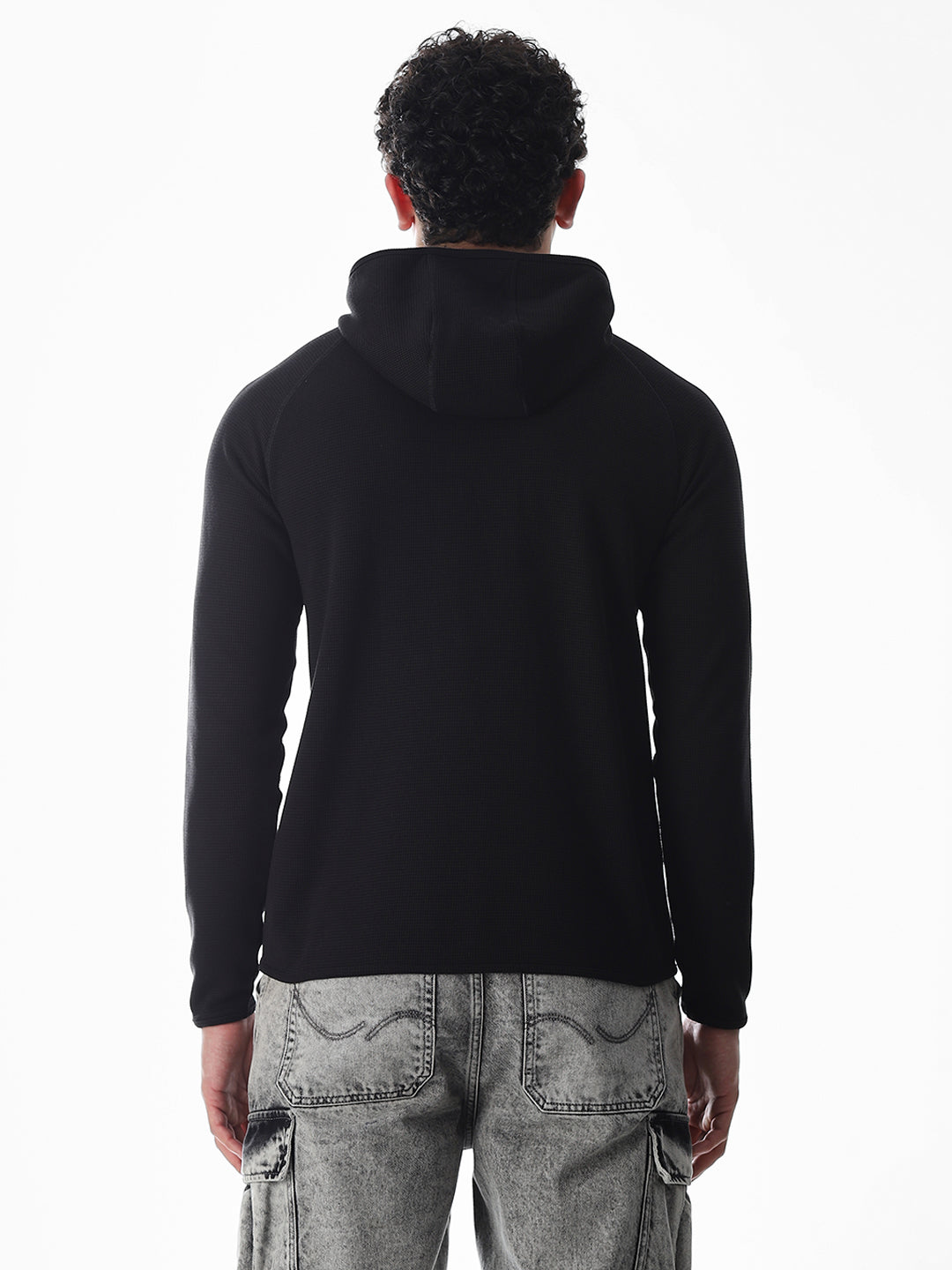 Black Hooded Sweatshirt