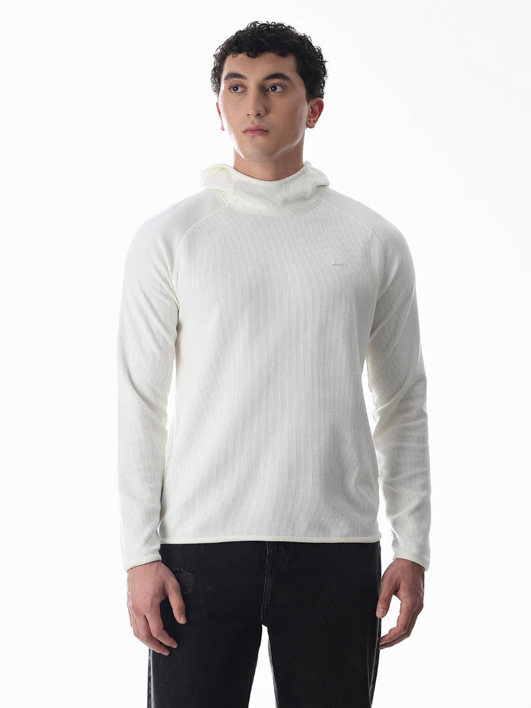 White Hooded Sweatshirt