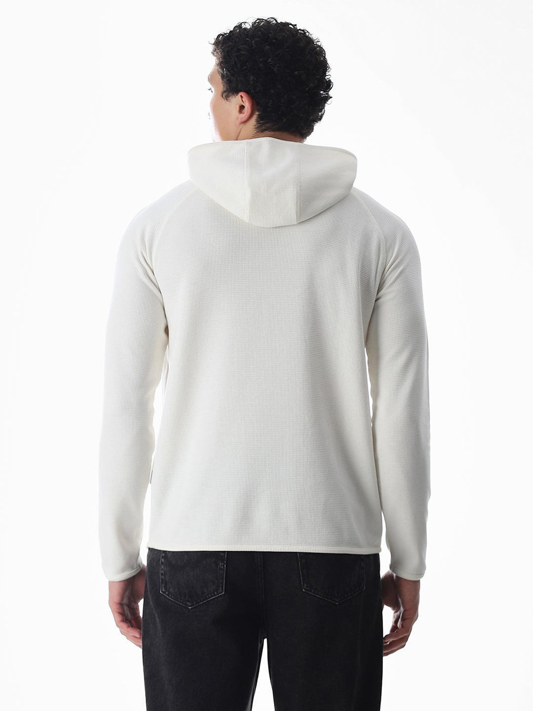 White Hooded Sweatshirt