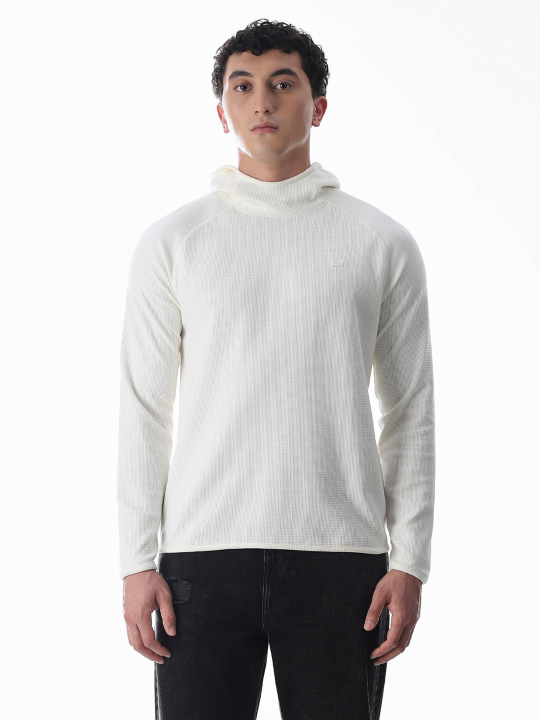 White Hooded Sweatshirt