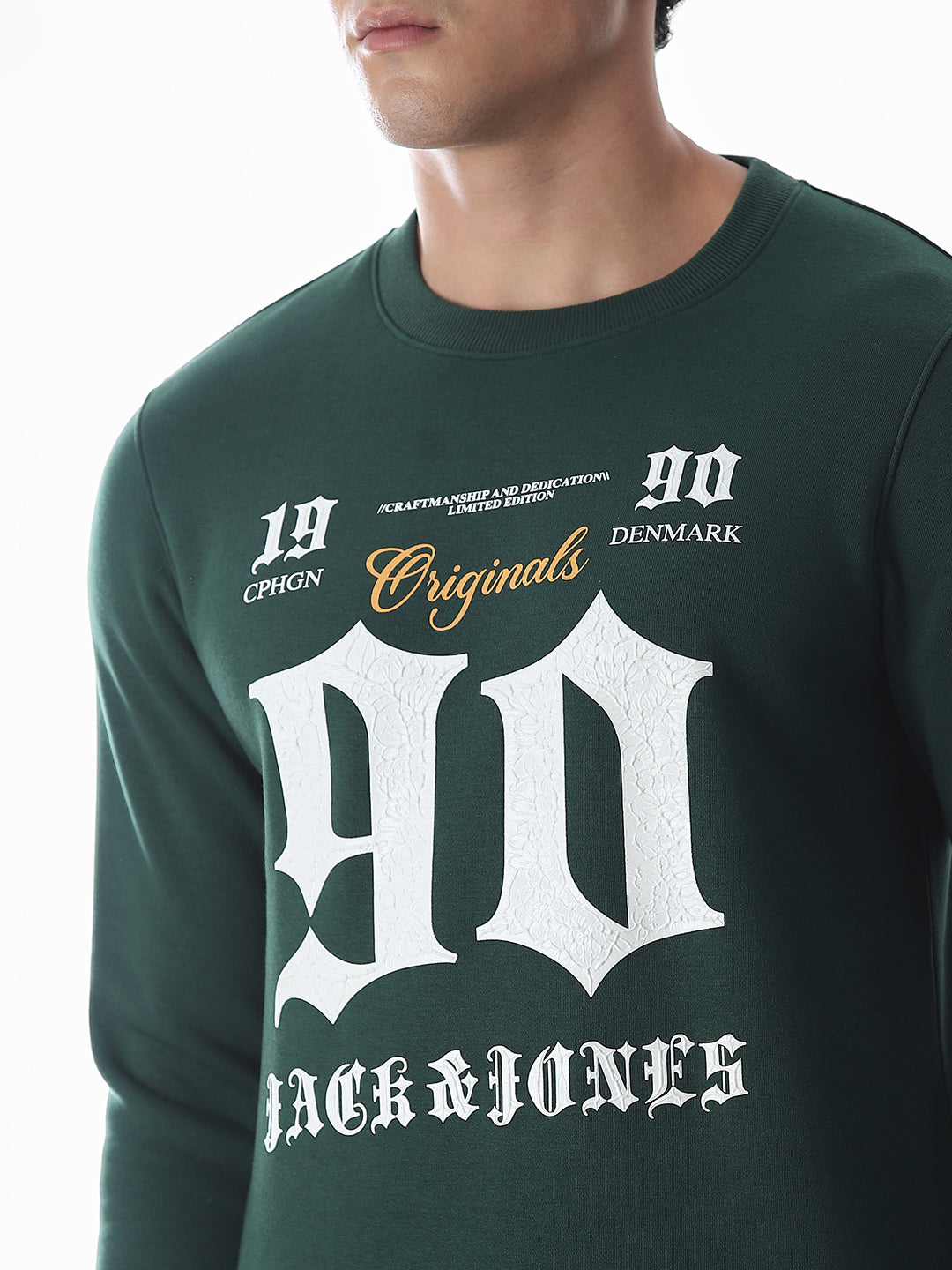 Green Printed Sweatshirt