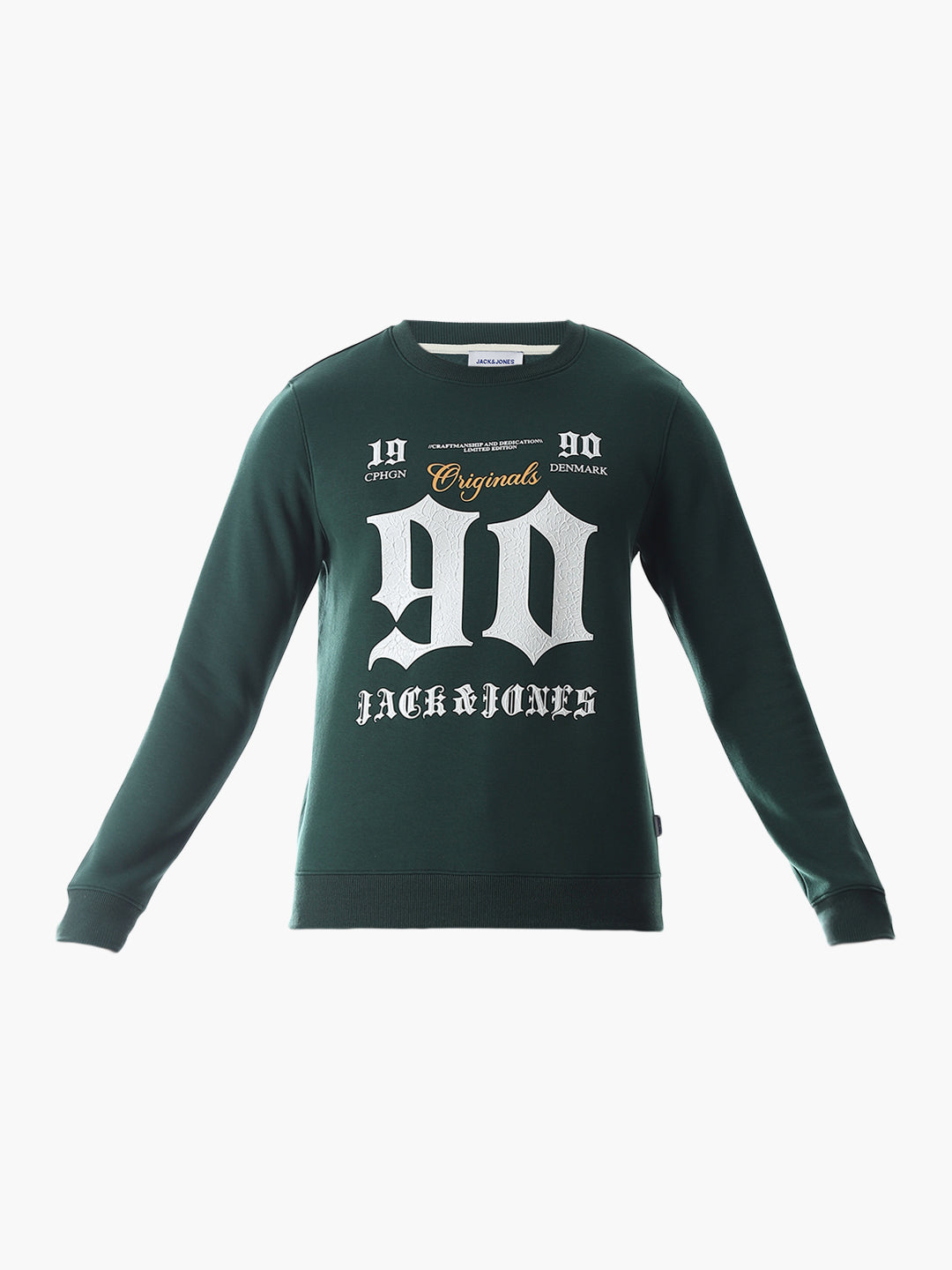 Green Printed Sweatshirt