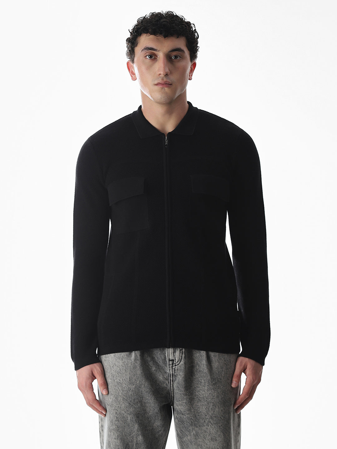 希少品 OLD JOE OPEN FRONT SWEATER SHIRTS 黒 希少品 OLD JOE OPEN FRONT SWEATER SHIRTS 黒 希少品 OLD JOE OPEN