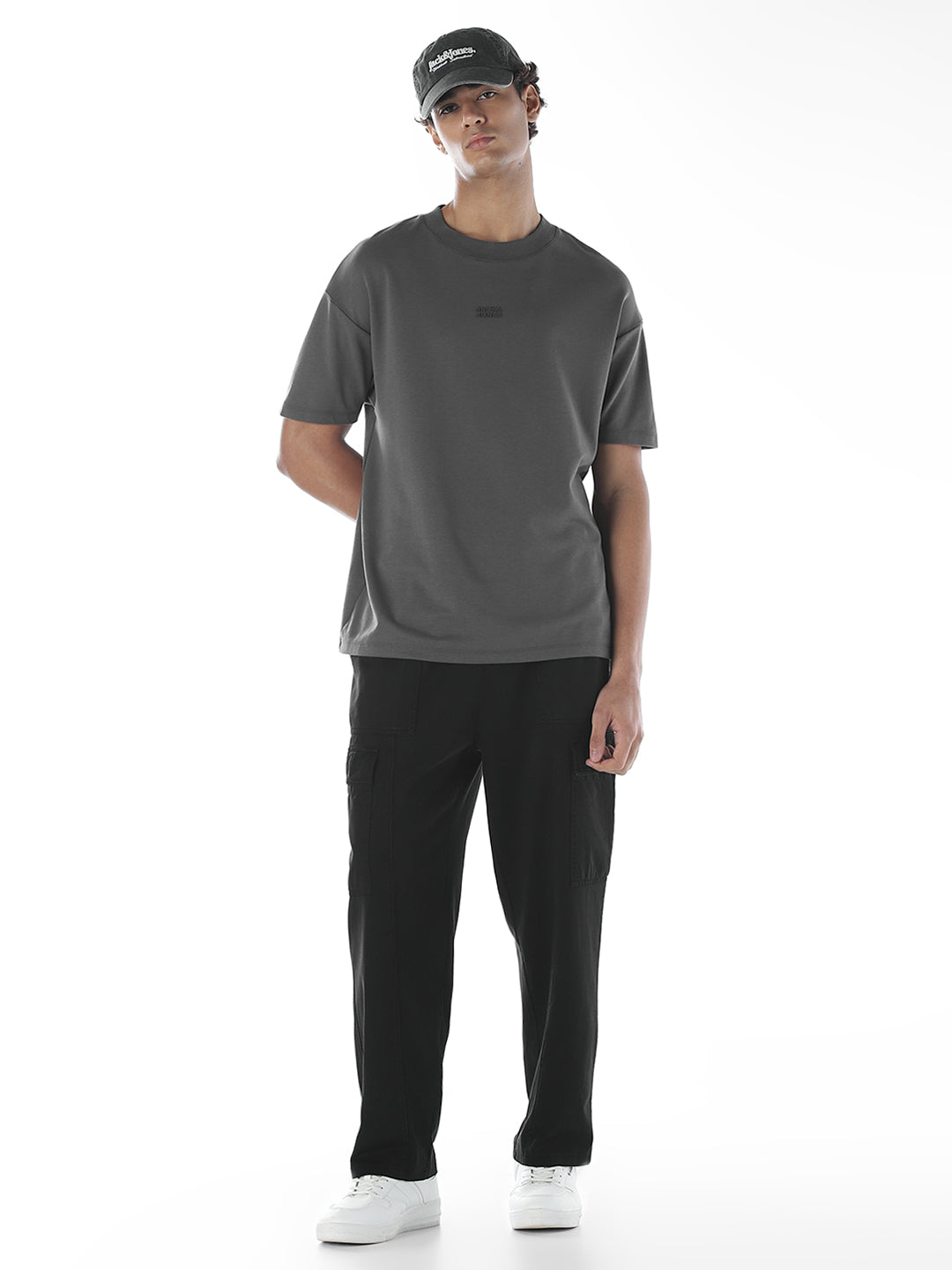 6 Pocket Cargo Sweatpants - Black