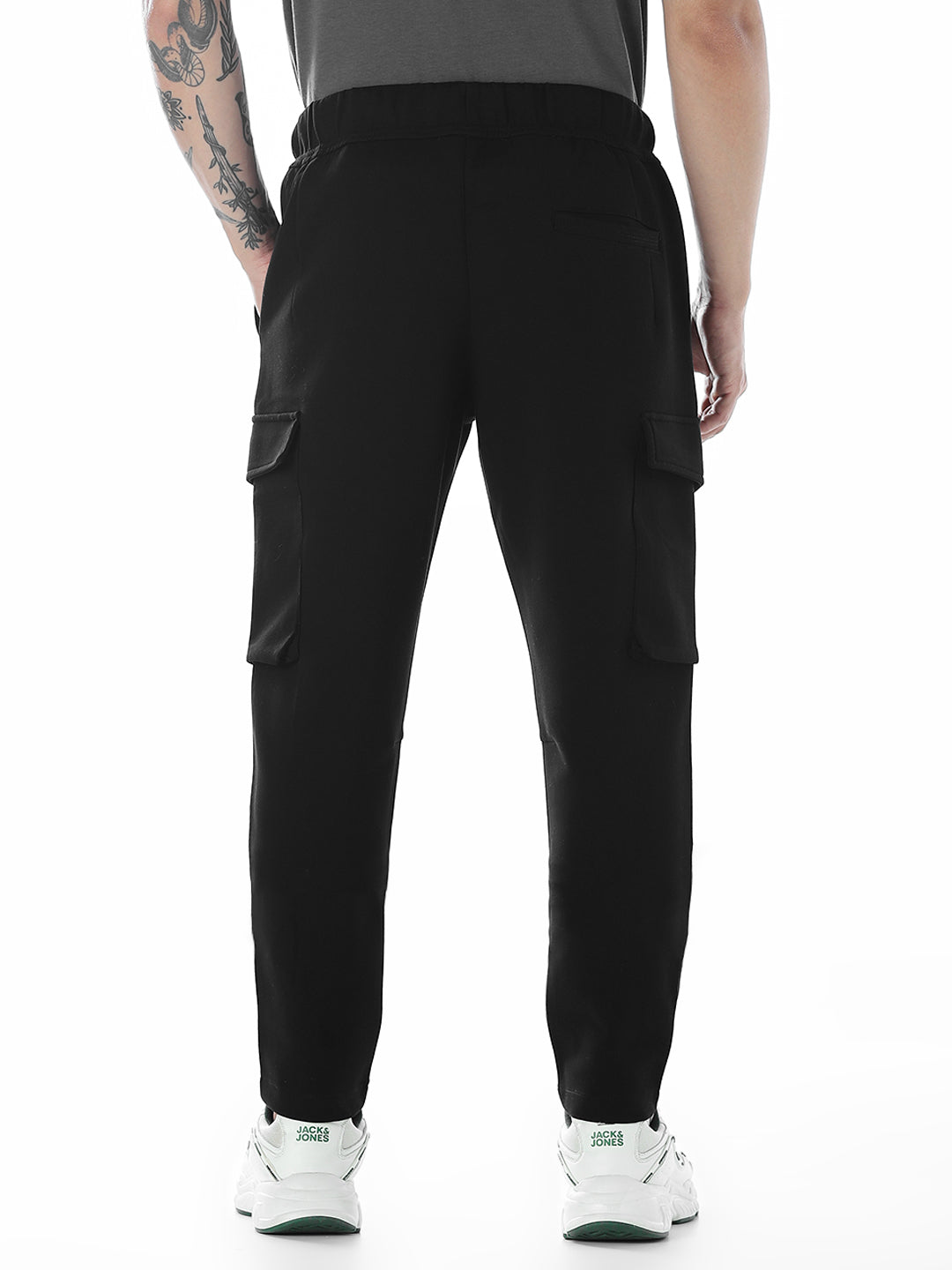 6 Pocket Loose Fit Sweatpants - Black